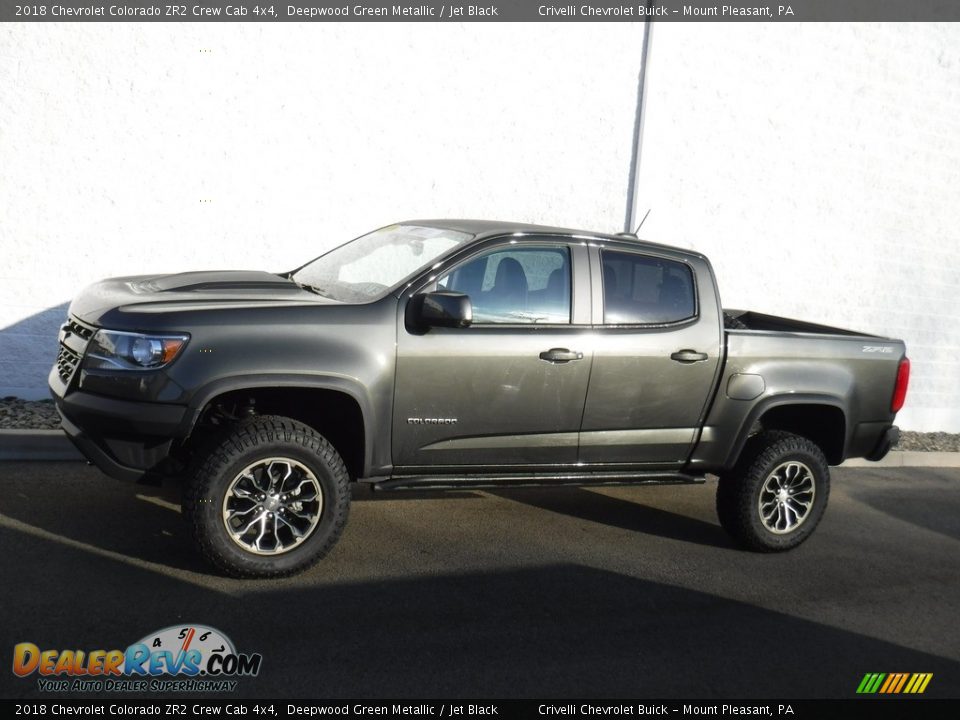 2018 Chevrolet Colorado ZR2 Crew Cab 4x4 Deepwood Green Metallic / Jet Black Photo #2