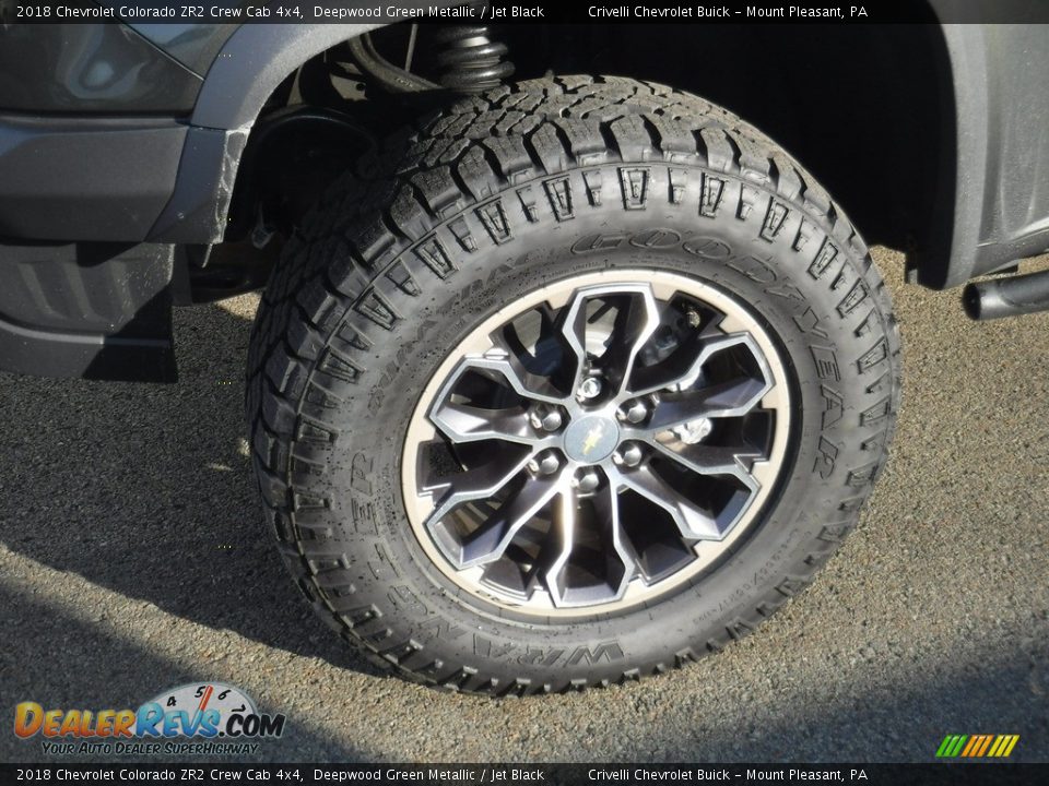 2018 Chevrolet Colorado ZR2 Crew Cab 4x4 Deepwood Green Metallic / Jet Black Photo #3
