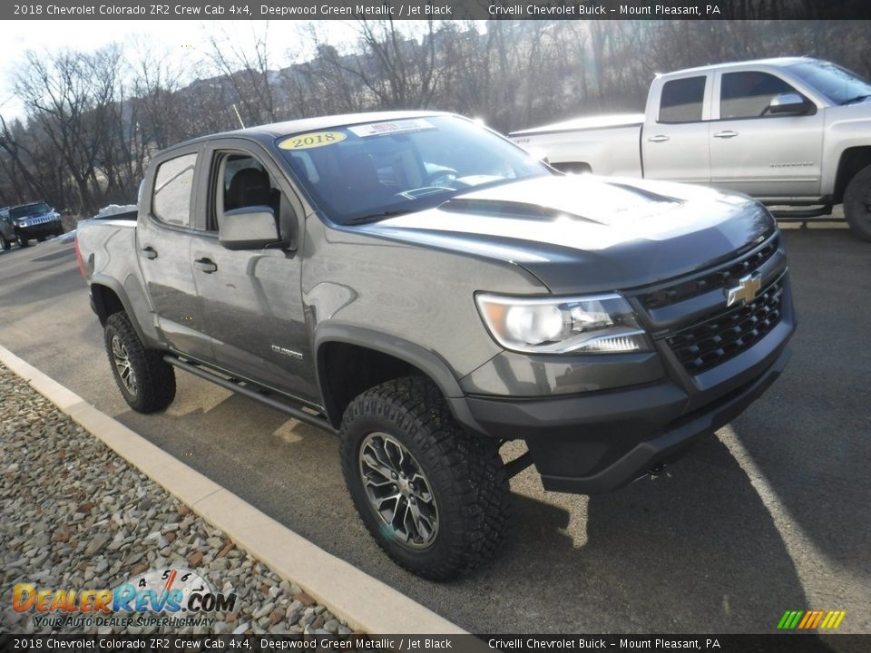 2018 Chevrolet Colorado ZR2 Crew Cab 4x4 Deepwood Green Metallic / Jet Black Photo #8