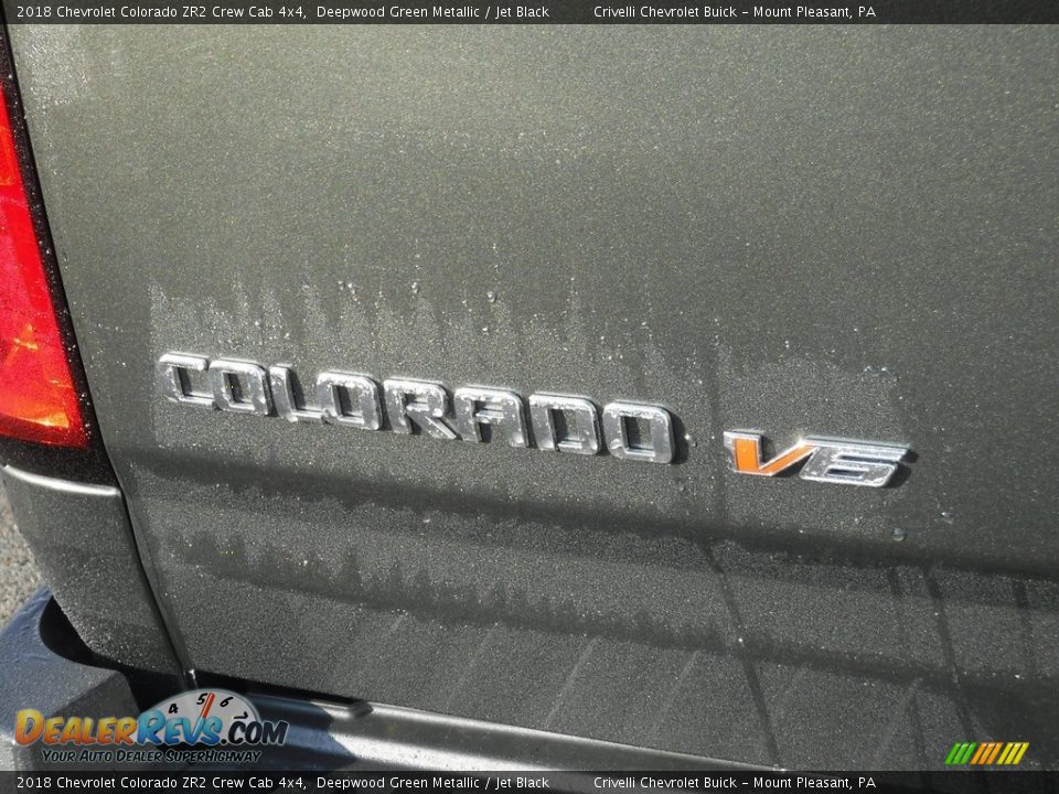 2018 Chevrolet Colorado ZR2 Crew Cab 4x4 Deepwood Green Metallic / Jet Black Photo #12