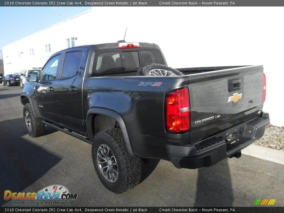 2018 Chevrolet Colorado ZR2 Crew Cab 4x4 Deepwood Green Metallic / Jet Black Photo #13