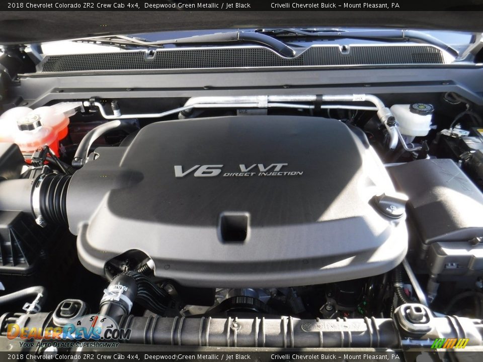 2018 Chevrolet Colorado ZR2 Crew Cab 4x4 Deepwood Green Metallic / Jet Black Photo #16