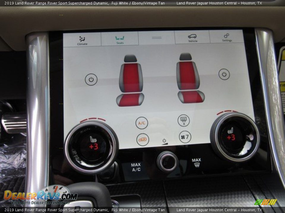 2019 Land Rover Range Rover Sport Supercharged Dynamic Fuji White / Ebony/Vintage Tan Photo #34