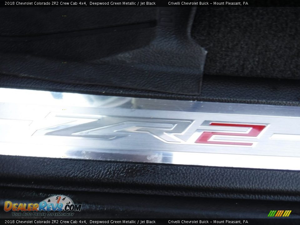 2018 Chevrolet Colorado ZR2 Crew Cab 4x4 Deepwood Green Metallic / Jet Black Photo #22