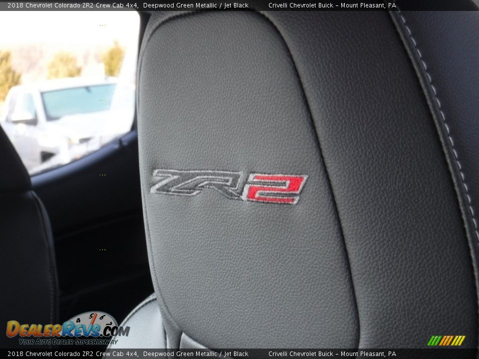 2018 Chevrolet Colorado ZR2 Crew Cab 4x4 Deepwood Green Metallic / Jet Black Photo #23