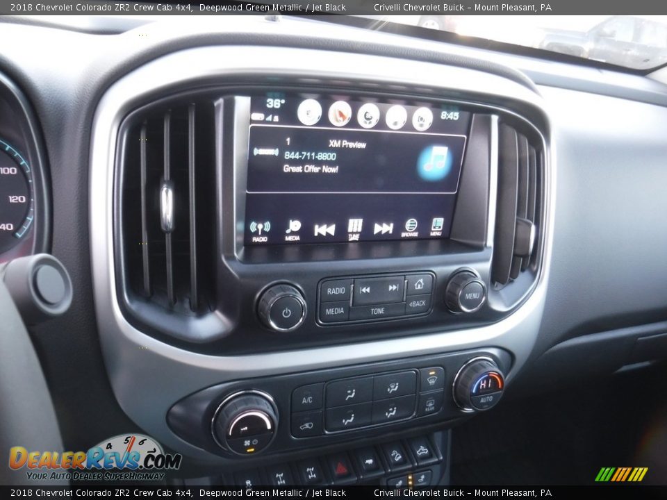 2018 Chevrolet Colorado ZR2 Crew Cab 4x4 Deepwood Green Metallic / Jet Black Photo #27
