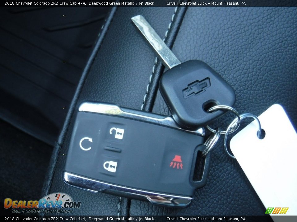 2018 Chevrolet Colorado ZR2 Crew Cab 4x4 Deepwood Green Metallic / Jet Black Photo #35