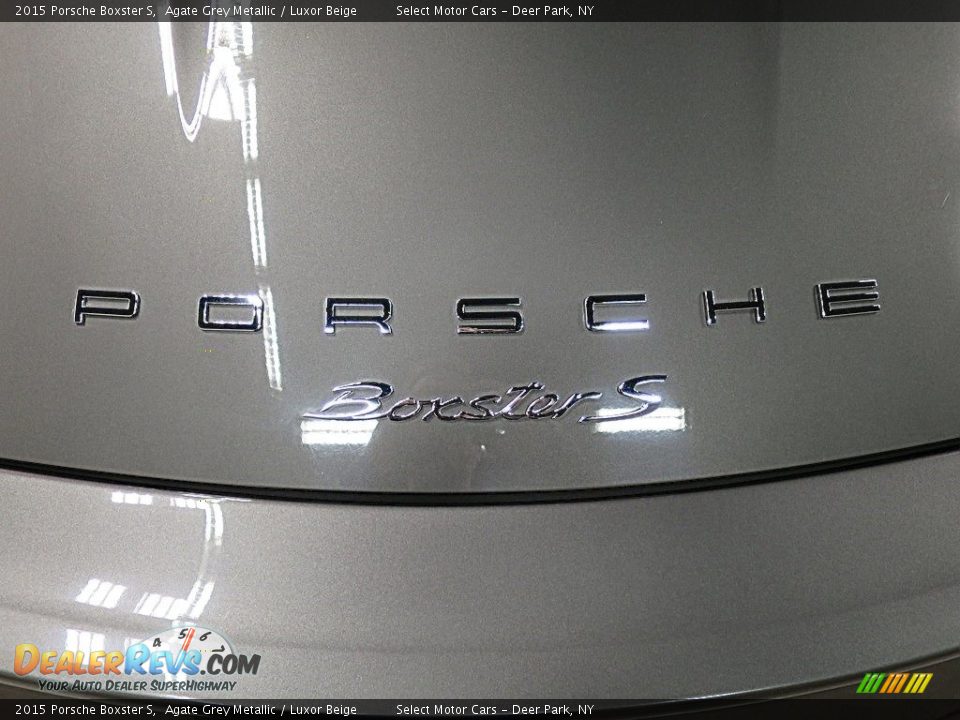 2015 Porsche Boxster S Agate Grey Metallic / Luxor Beige Photo #6
