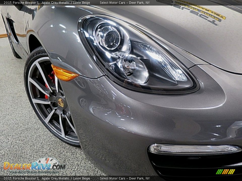 2015 Porsche Boxster S Agate Grey Metallic / Luxor Beige Photo #7