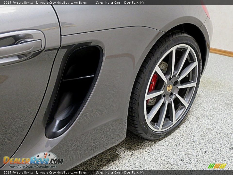 2015 Porsche Boxster S Agate Grey Metallic / Luxor Beige Photo #16