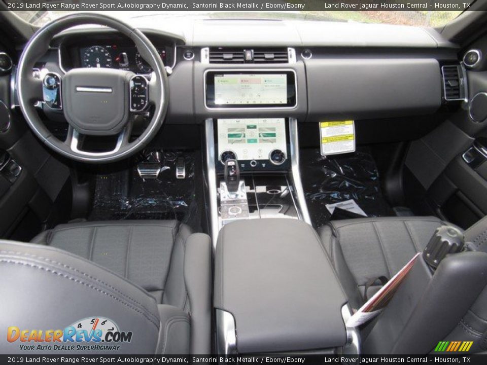2019 Land Rover Range Rover Sport Autobiography Dynamic Santorini Black Metallic / Ebony/Ebony Photo #4