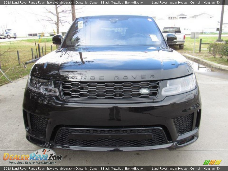 2019 Land Rover Range Rover Sport Autobiography Dynamic Santorini Black Metallic / Ebony/Ebony Photo #9