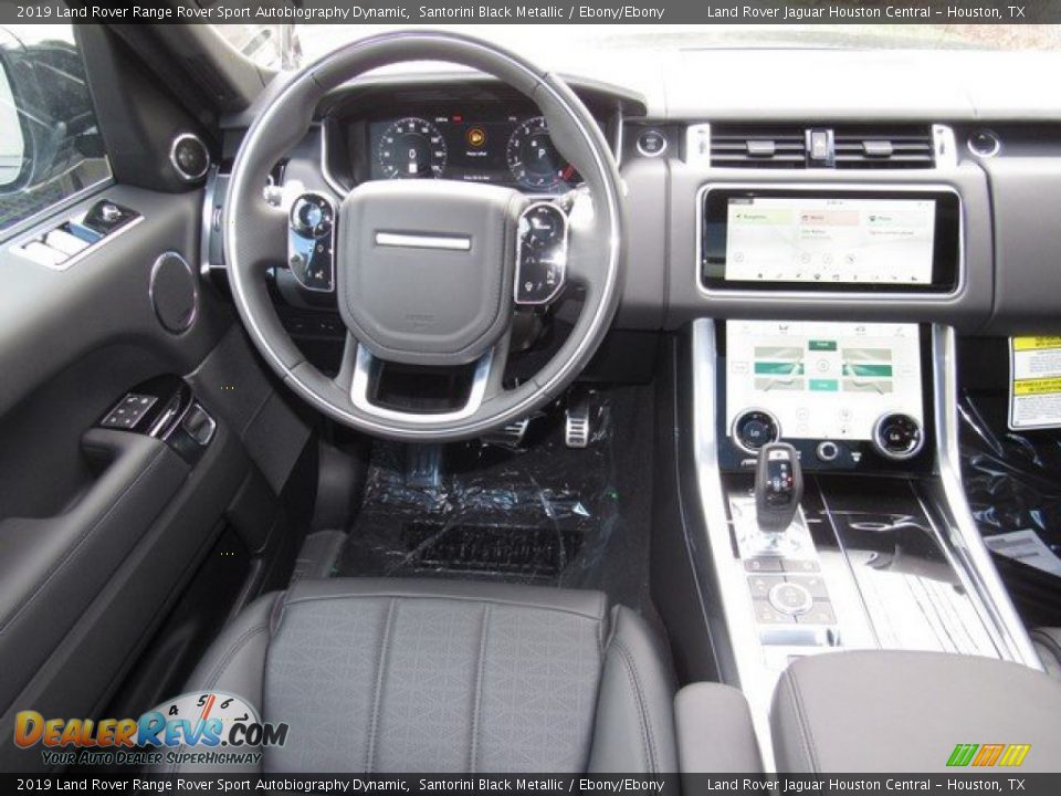 2019 Land Rover Range Rover Sport Autobiography Dynamic Santorini Black Metallic / Ebony/Ebony Photo #14