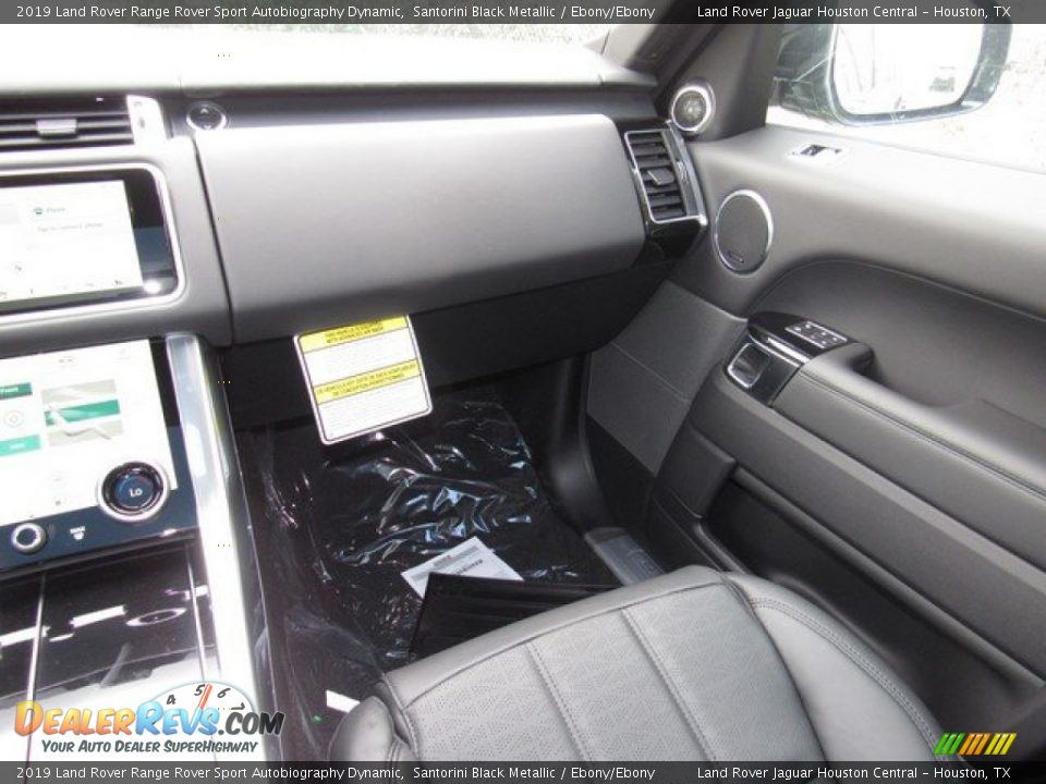 2019 Land Rover Range Rover Sport Autobiography Dynamic Santorini Black Metallic / Ebony/Ebony Photo #15