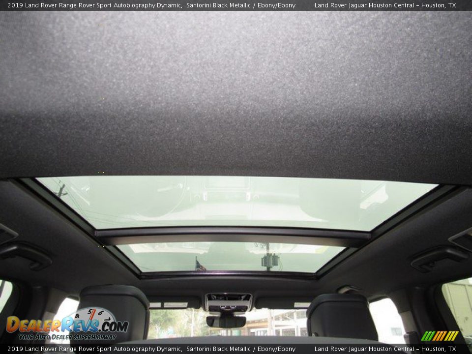 2019 Land Rover Range Rover Sport Autobiography Dynamic Santorini Black Metallic / Ebony/Ebony Photo #18