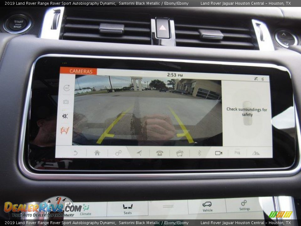 2019 Land Rover Range Rover Sport Autobiography Dynamic Santorini Black Metallic / Ebony/Ebony Photo #32