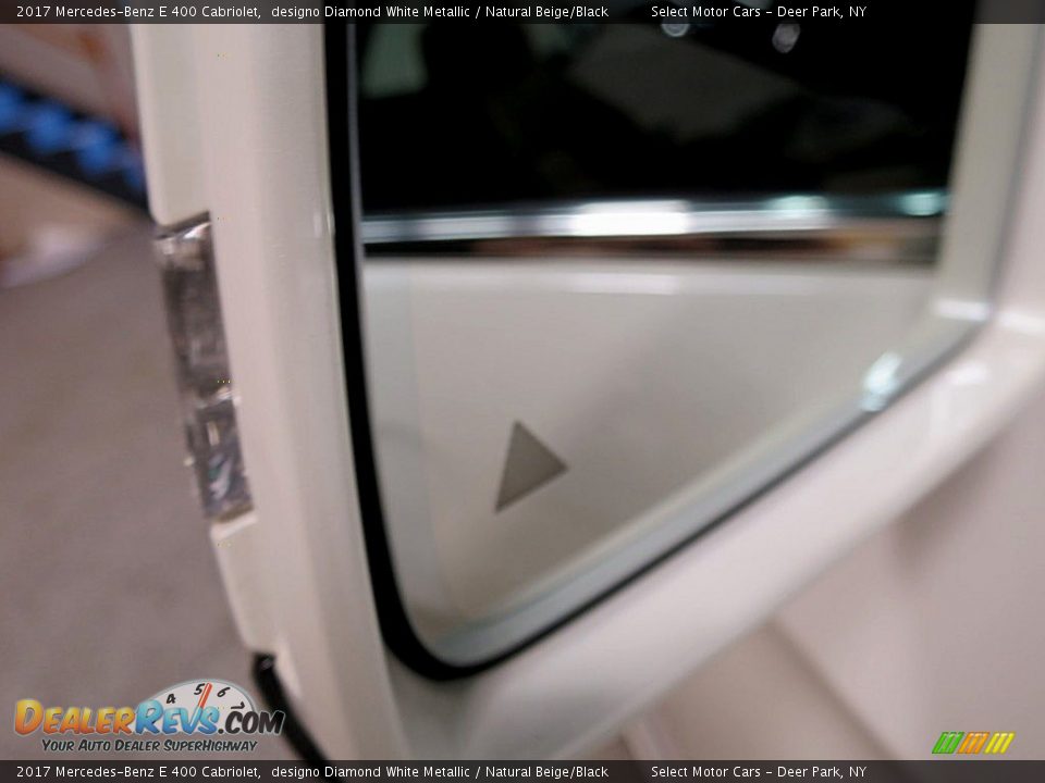 2017 Mercedes-Benz E 400 Cabriolet designo Diamond White Metallic / Natural Beige/Black Photo #13