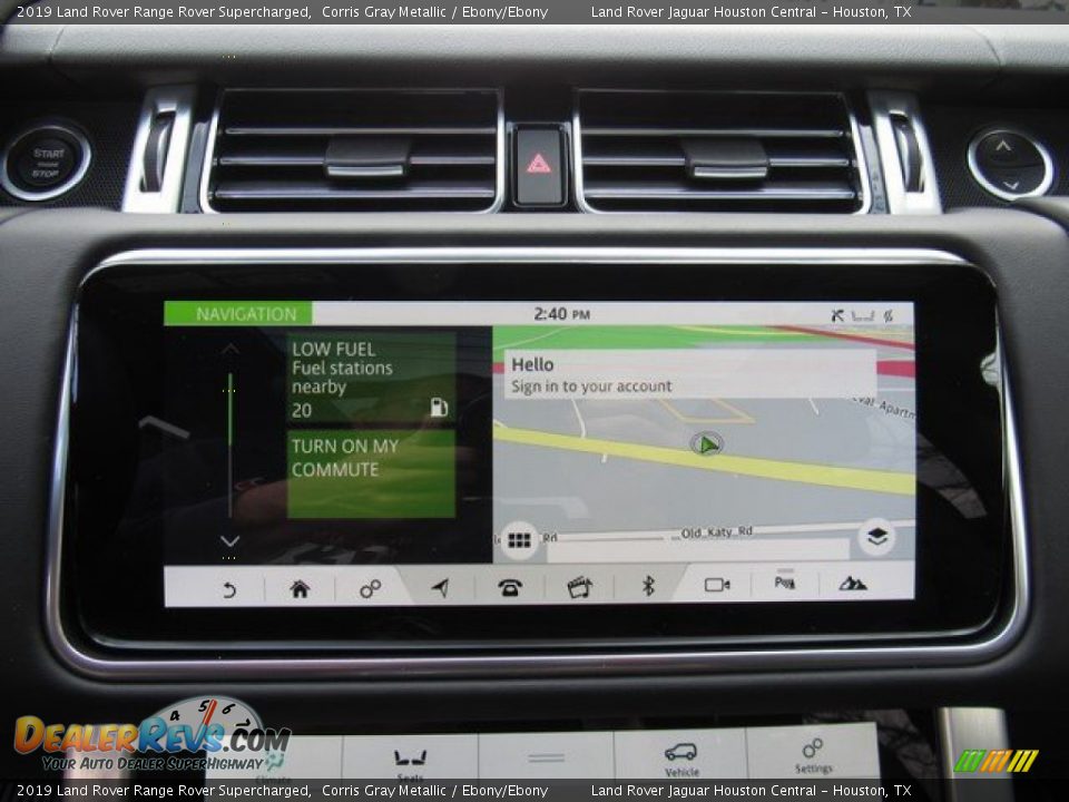 Navigation of 2019 Land Rover Range Rover Supercharged Photo #34