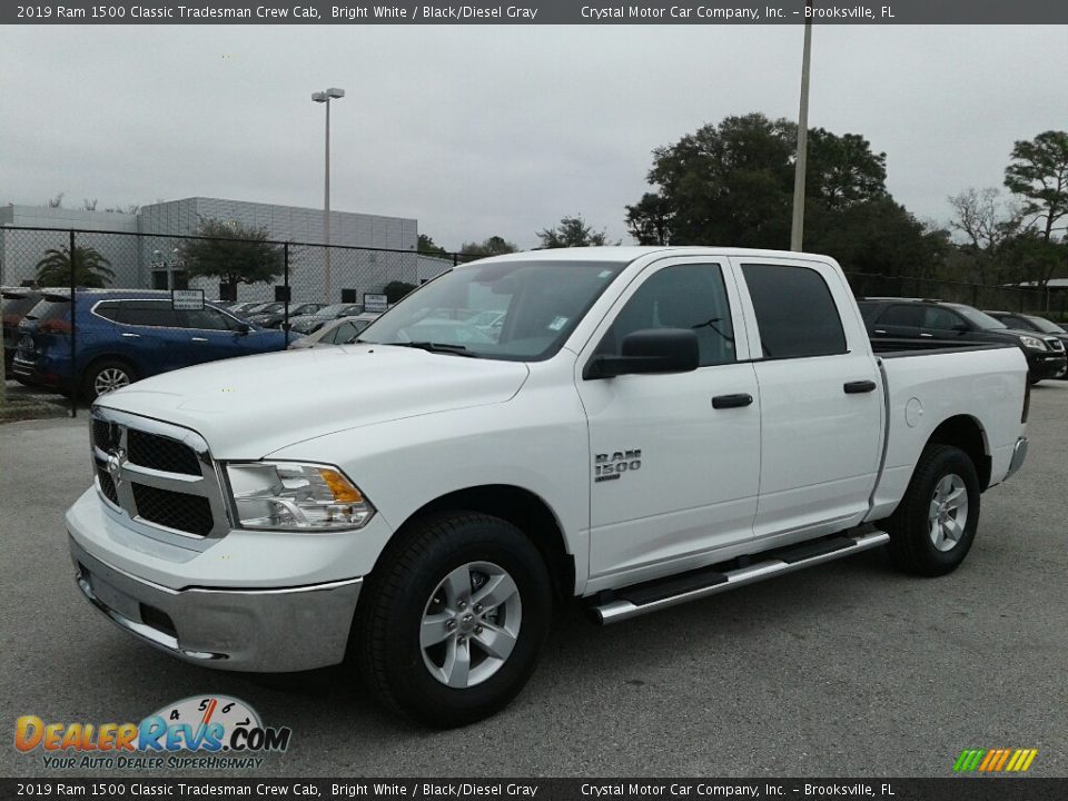 2019 Ram 1500 Classic Tradesman Crew Cab Bright White / Black/Diesel Gray Photo #1