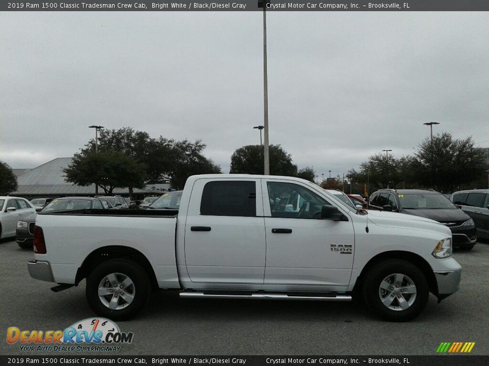 2019 Ram 1500 Classic Tradesman Crew Cab Bright White / Black/Diesel Gray Photo #6
