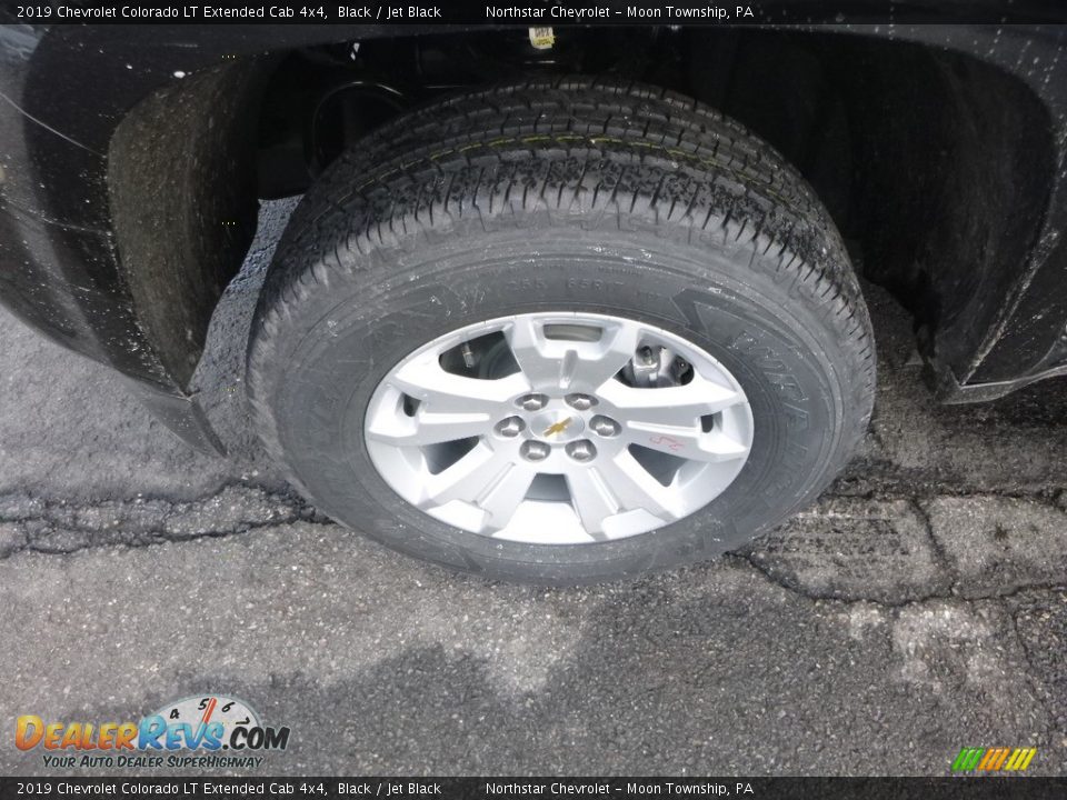 2019 Chevrolet Colorado LT Extended Cab 4x4 Black / Jet Black Photo #2