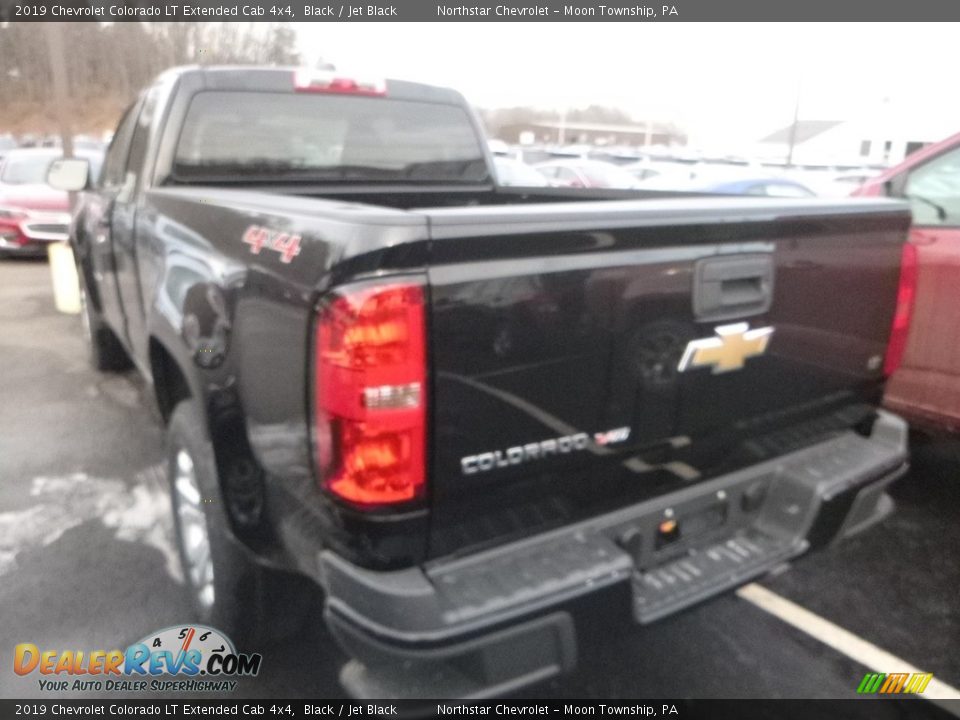2019 Chevrolet Colorado LT Extended Cab 4x4 Black / Jet Black Photo #3