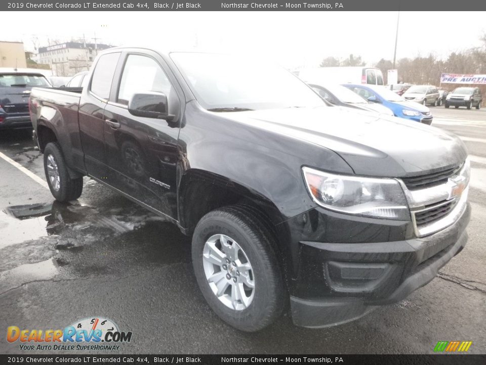 2019 Chevrolet Colorado LT Extended Cab 4x4 Black / Jet Black Photo #6
