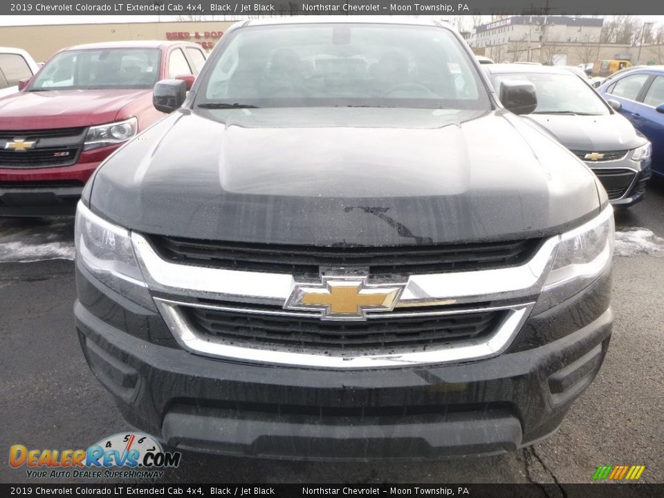 2019 Chevrolet Colorado LT Extended Cab 4x4 Black / Jet Black Photo #7
