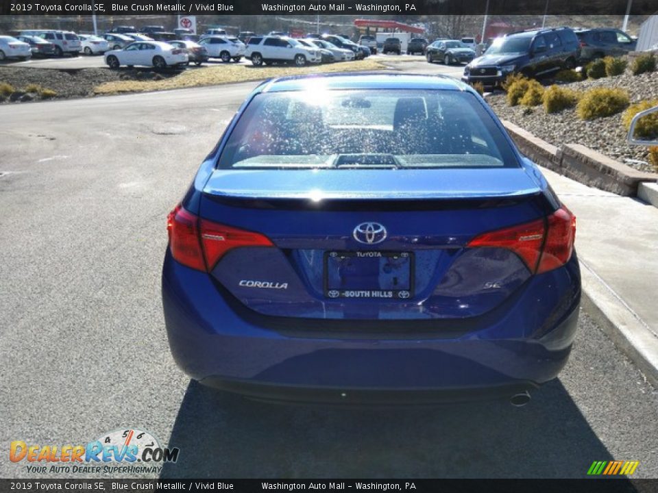 2019 Toyota Corolla SE Blue Crush Metallic / Vivid Blue Photo #5