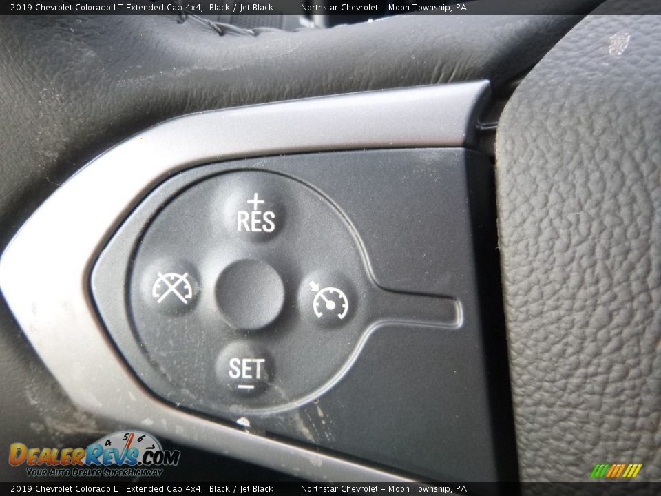 2019 Chevrolet Colorado LT Extended Cab 4x4 Black / Jet Black Photo #17