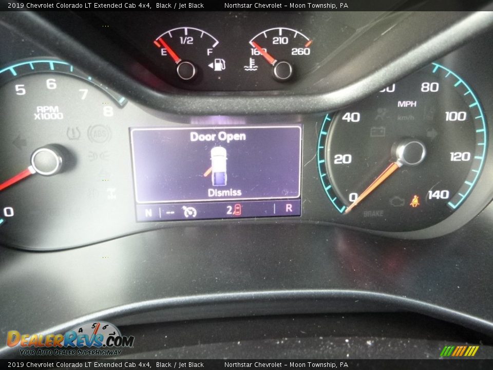 2019 Chevrolet Colorado LT Extended Cab 4x4 Black / Jet Black Photo #18