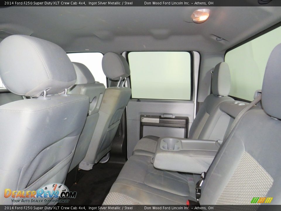 2014 Ford F250 Super Duty XLT Crew Cab 4x4 Ingot Silver Metallic / Steel Photo #30