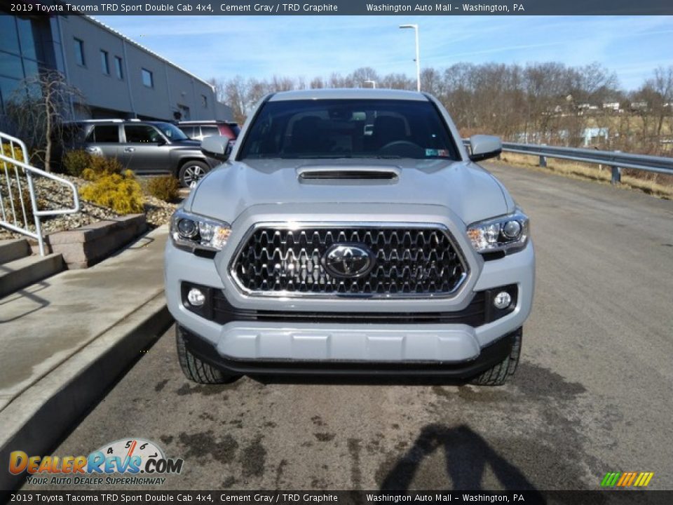 2019 Toyota Tacoma TRD Sport Double Cab 4x4 Cement Gray / TRD Graphite Photo #7