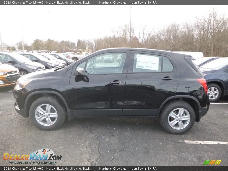 2019 Chevrolet Trax LS AWD Mosaic Black Metallic / Jet Black Photo #2