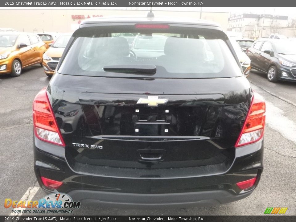 2019 Chevrolet Trax LS AWD Mosaic Black Metallic / Jet Black Photo #4
