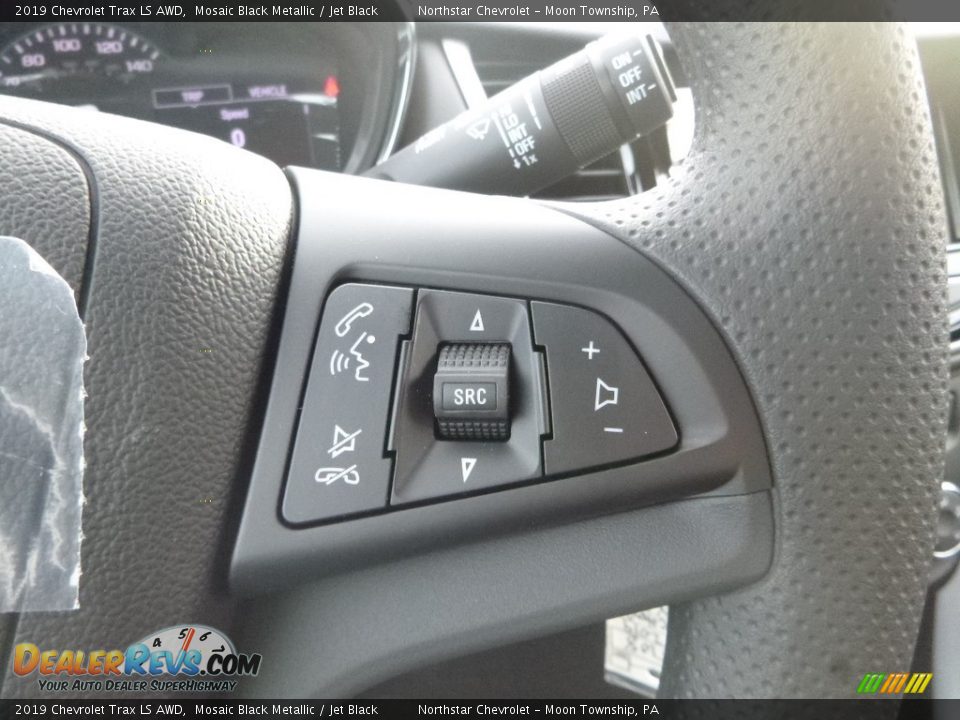 2019 Chevrolet Trax LS AWD Mosaic Black Metallic / Jet Black Photo #19