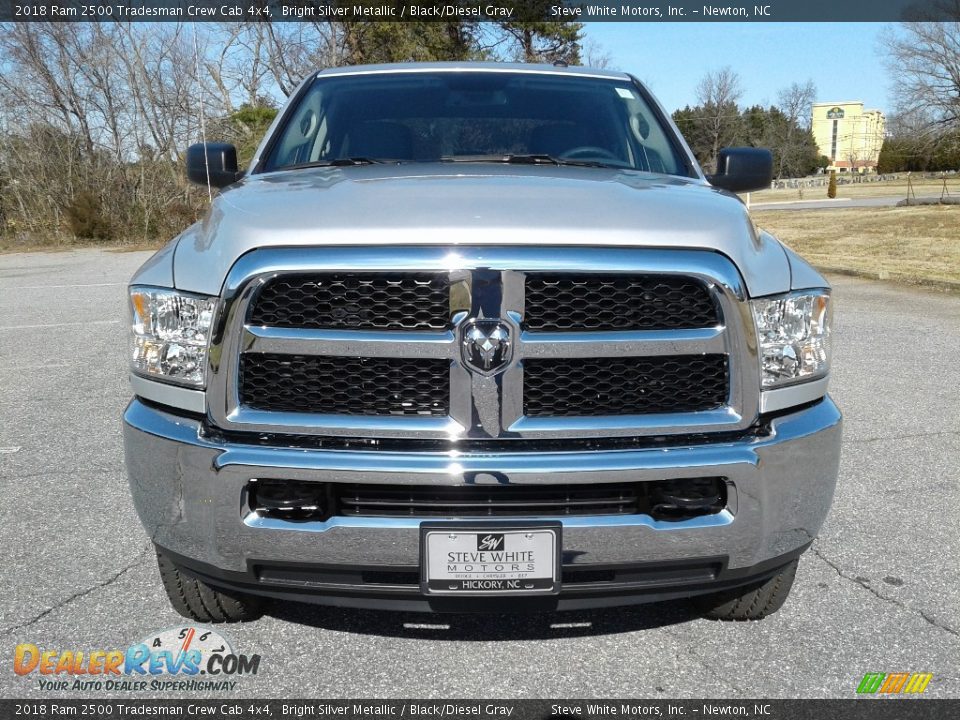 2018 Ram 2500 Tradesman Crew Cab 4x4 Bright Silver Metallic / Black/Diesel Gray Photo #3