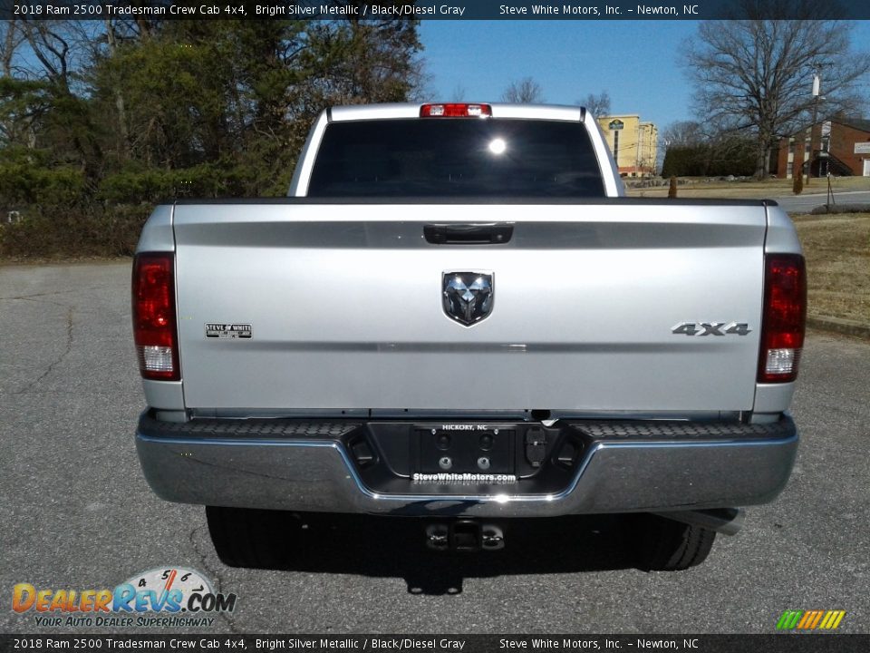 2018 Ram 2500 Tradesman Crew Cab 4x4 Bright Silver Metallic / Black/Diesel Gray Photo #7