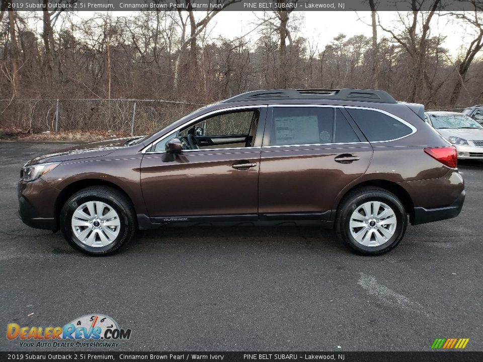 2019 Subaru Outback 2.5i Premium Cinnamon Brown Pearl / Warm Ivory Photo #3