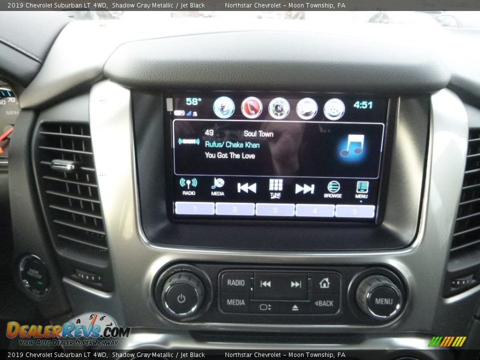 2019 Chevrolet Suburban LT 4WD Shadow Gray Metallic / Jet Black Photo #17