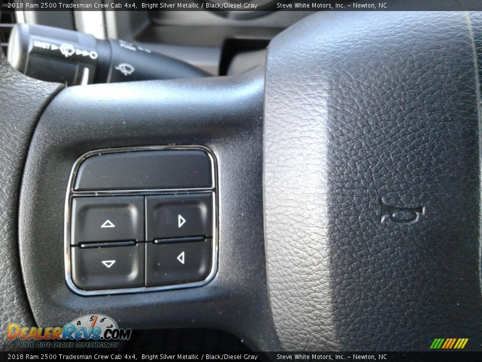 2018 Ram 2500 Tradesman Crew Cab 4x4 Bright Silver Metallic / Black/Diesel Gray Photo #15