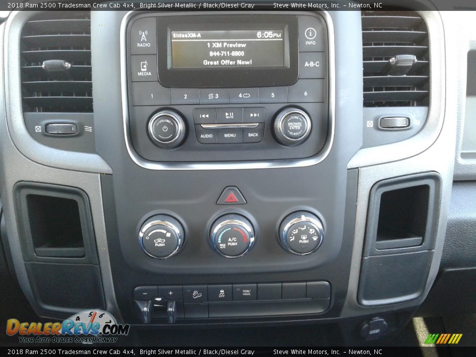 2018 Ram 2500 Tradesman Crew Cab 4x4 Bright Silver Metallic / Black/Diesel Gray Photo #18
