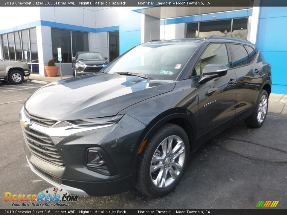 2019 Chevrolet Blazer 3.6L Leather AWD Nightfall Metallic / Jet Black Photo #1