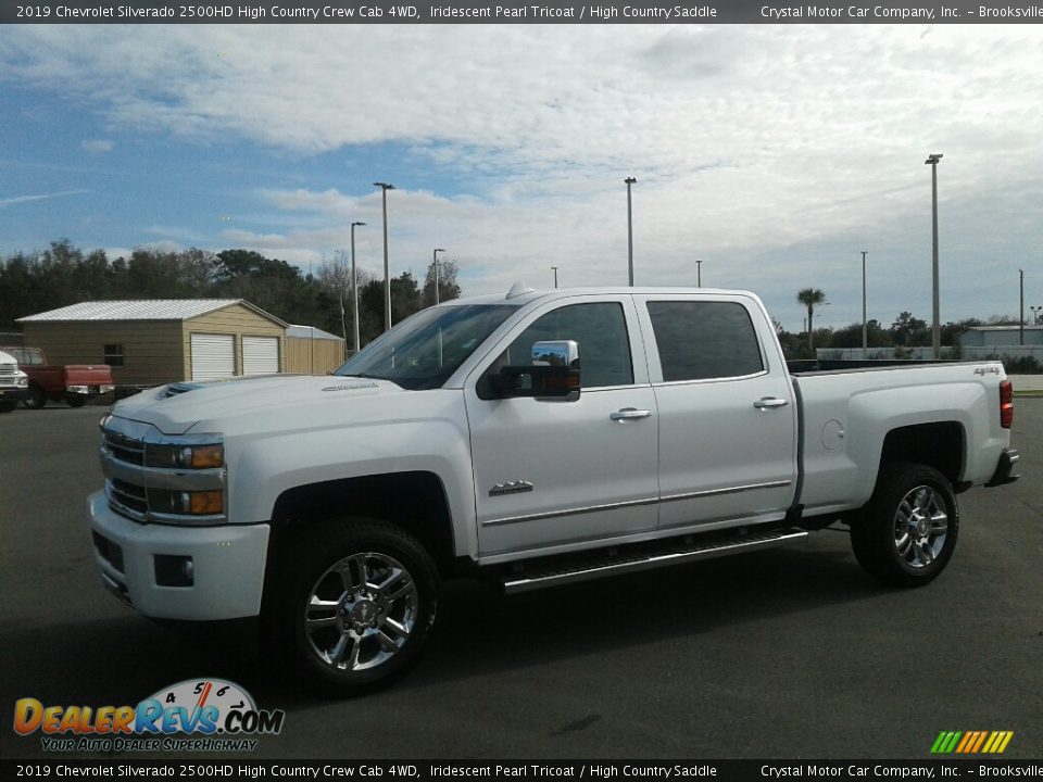 2019 Chevrolet Silverado 2500HD High Country Crew Cab 4WD Iridescent Pearl Tricoat / High Country Saddle Photo #1