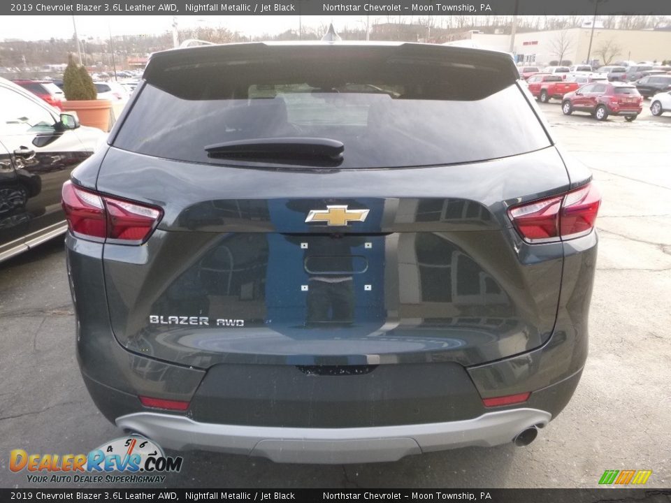 2019 Chevrolet Blazer 3.6L Leather AWD Nightfall Metallic / Jet Black Photo #4