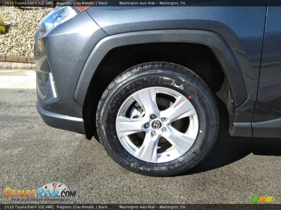 2019 Toyota RAV4 XLE AWD Magnetic Gray Metallic / Black Photo #9