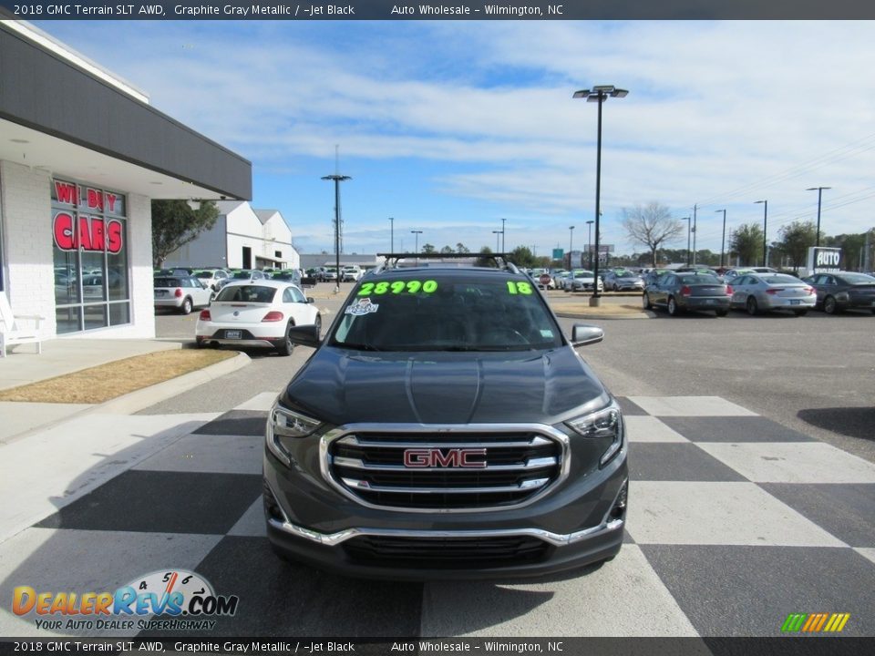 2018 GMC Terrain SLT AWD Graphite Gray Metallic / ­Jet Black Photo #2