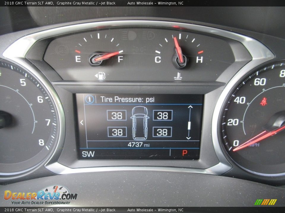 2018 GMC Terrain SLT AWD Graphite Gray Metallic / ­Jet Black Photo #16