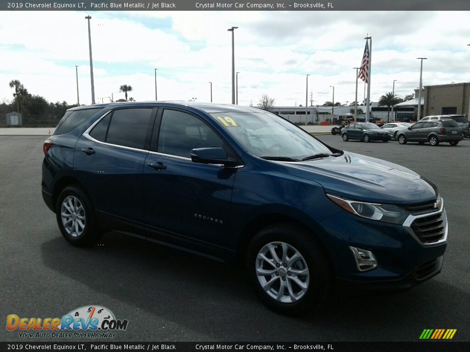 2019 Chevrolet Equinox LT Pacific Blue Metallic / Jet Black Photo #7