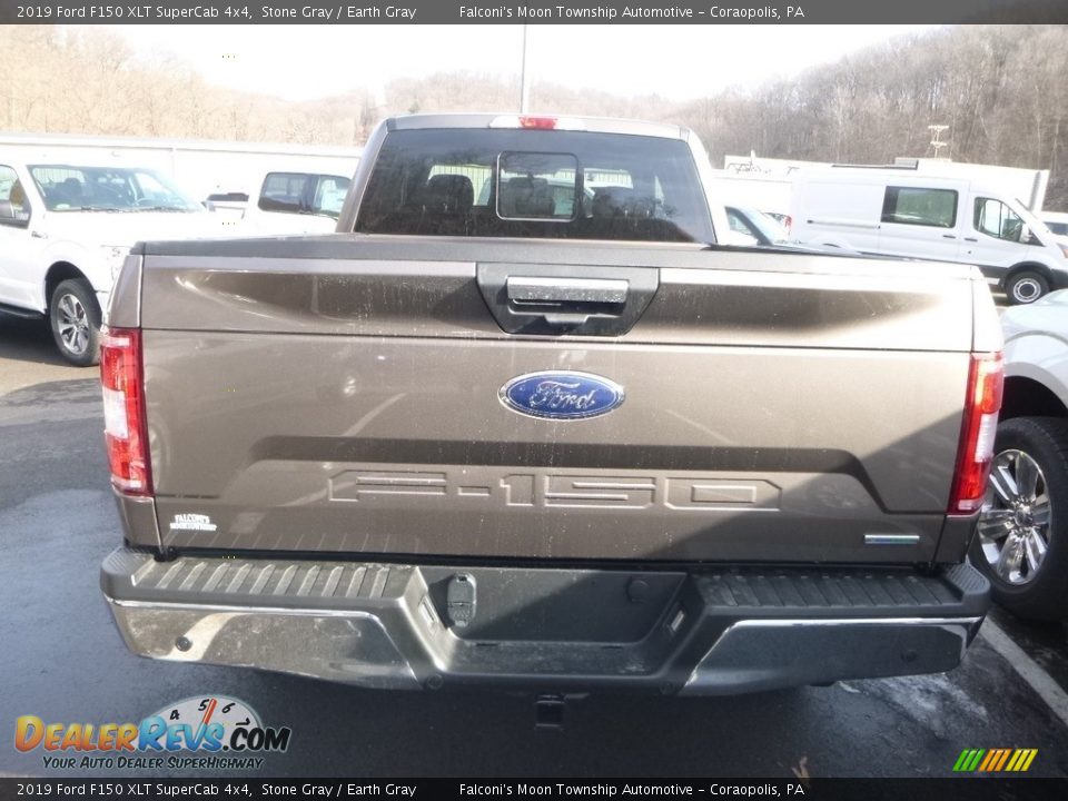 2019 Ford F150 XLT SuperCab 4x4 Stone Gray / Earth Gray Photo #4